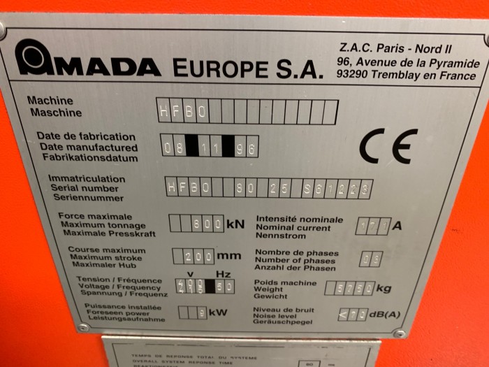 HFB 8025 STOCK NO 01856 - Image 3