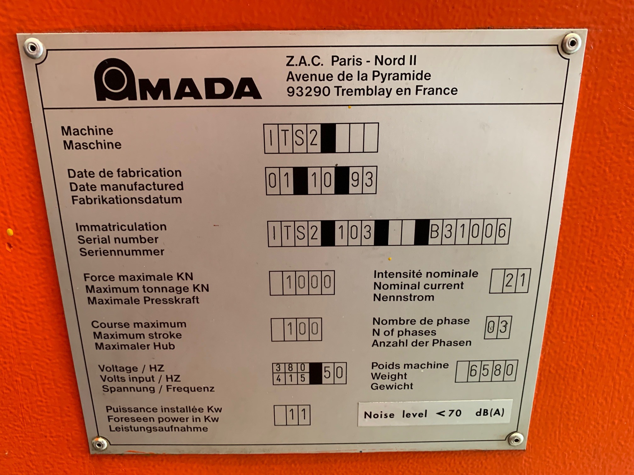 ITS2 103 STOCK NO 01863 - Image 5