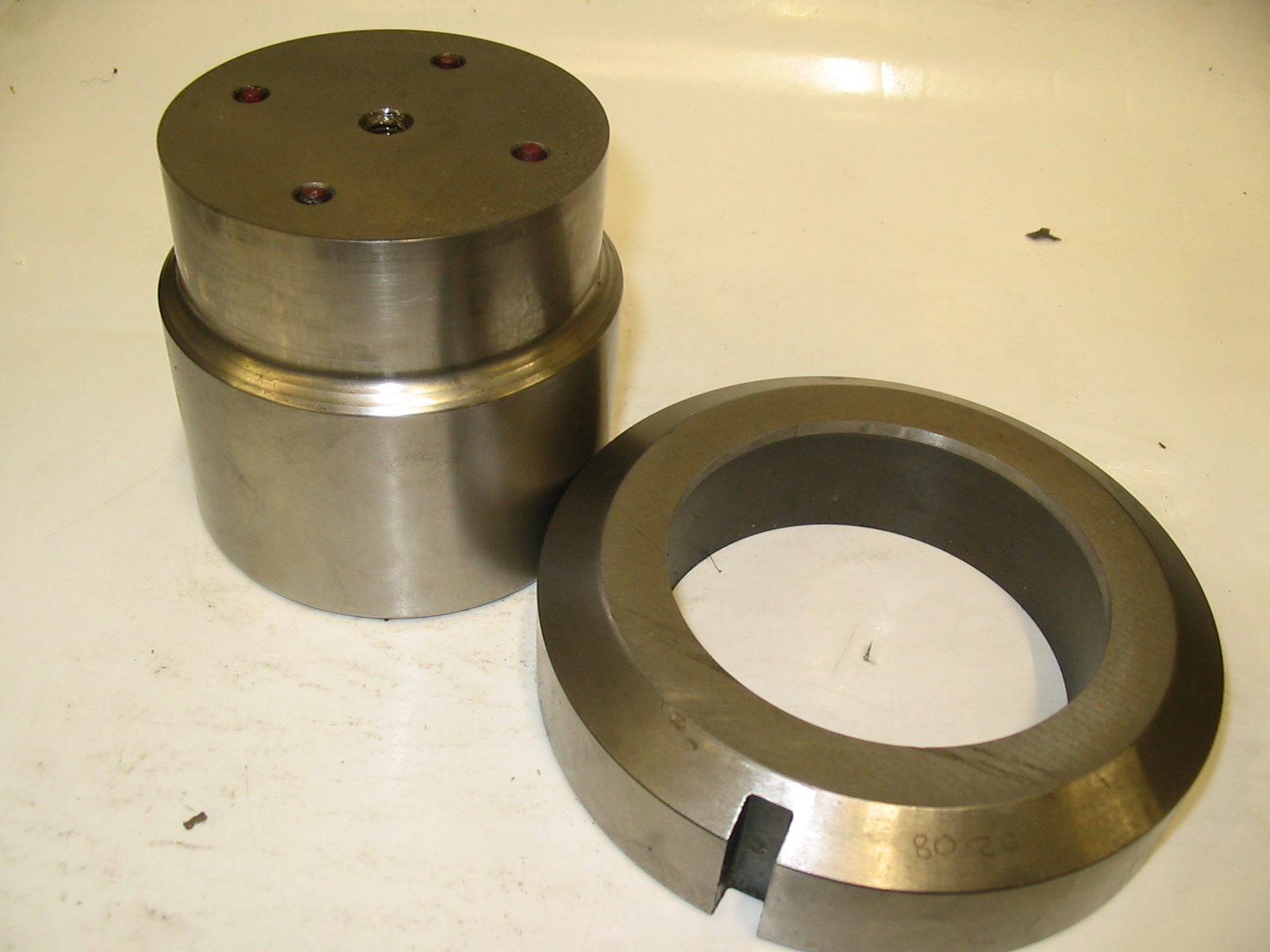 D STATION AMADA ROUND PUNCH 80MM WITH DIE 0.2MM CLEARANCE