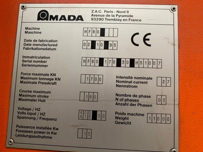 HFB 170-3 STOCK NO 01798 - Image 5